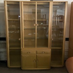 Ercol Straw Display Wall Unit Run (Ref: 9864, 9865, 9866)