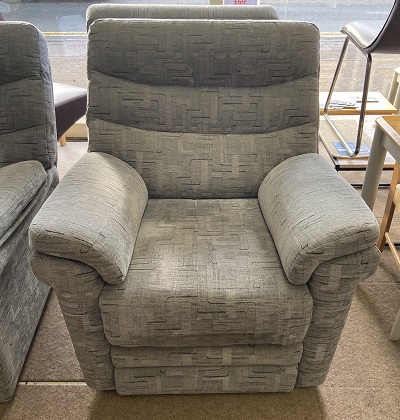 G.Plan Malvern Grey Power Recliner (Ref: 30282)