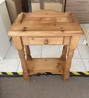Pine 1 Drawer Hall Table (Ref: 30271)