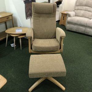 Ercol Gina Recliner Chair & Stool