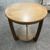 Nathan Shades Teak Lamp Table