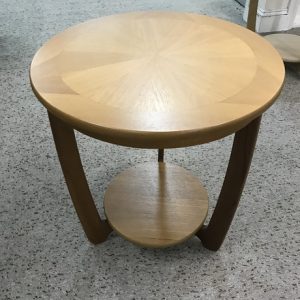 Nathan Shades Teak Lamp Table