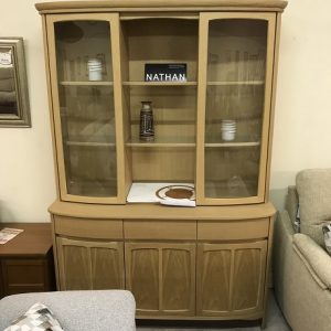Nathan Shades Oak Display Cabinet