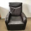 Brown Leather Power Recliner (Ref: 30155)