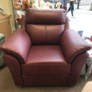G.Plan Turner Red Leather Chair