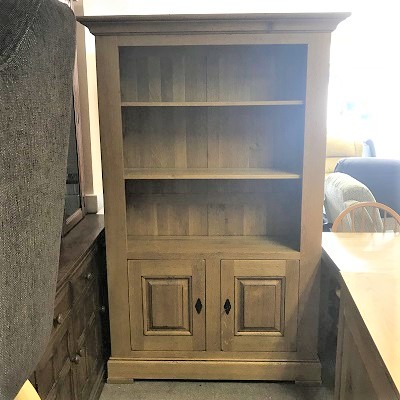 Oak Pantry Bookcase Cupboard Unit (Ref: 30172)