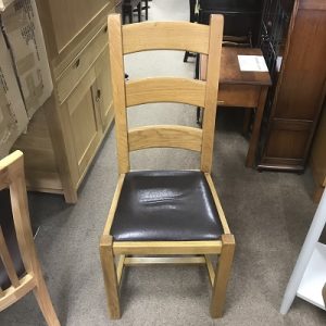Oak Ladderback Dining Chairs x6 (Ref: 30174)