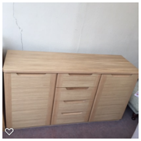 Sutcliffe Campaign Oak Sideboard
